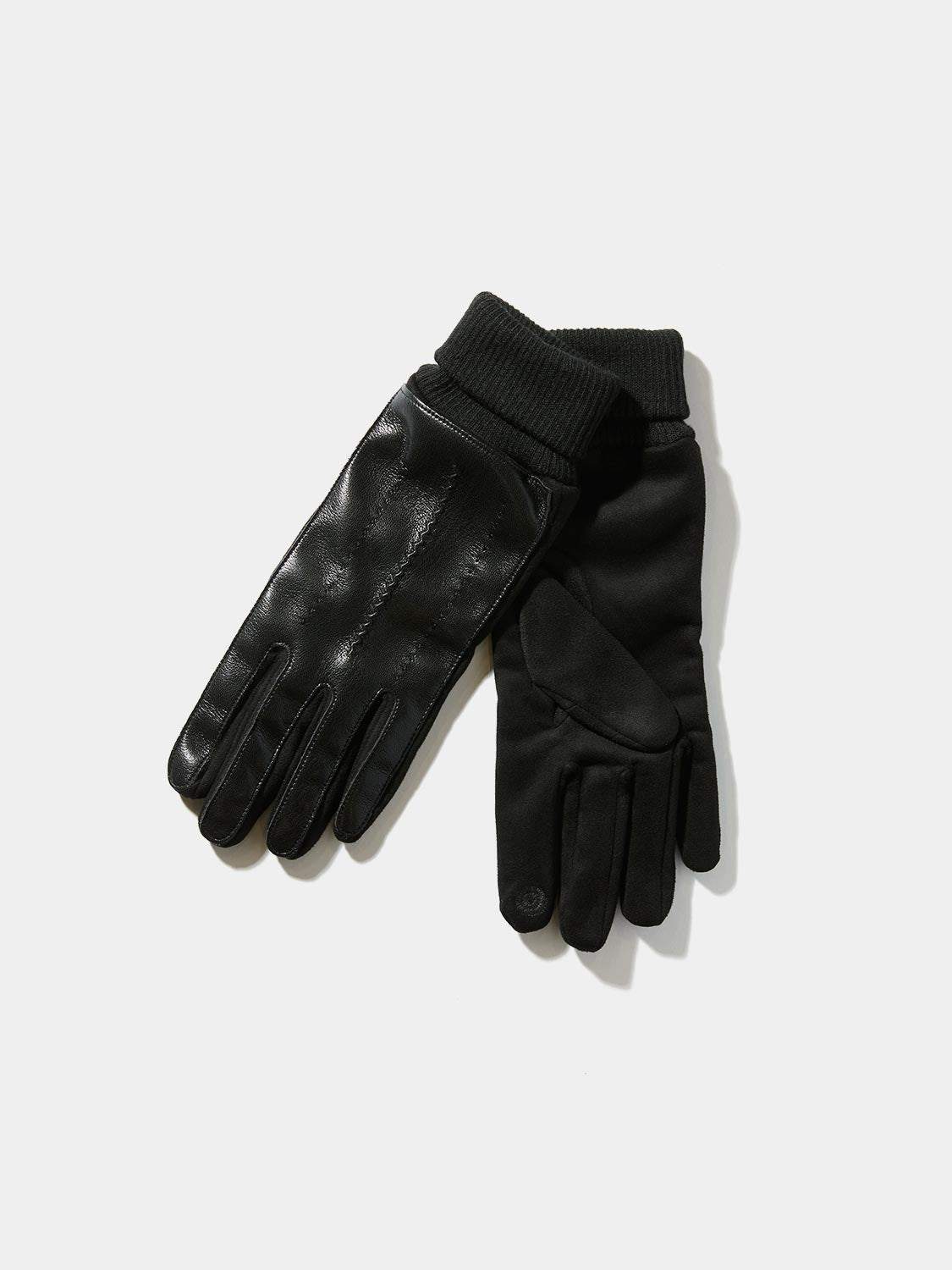 Faux Leather Gloves With Faux Fur – Suzy Shier
