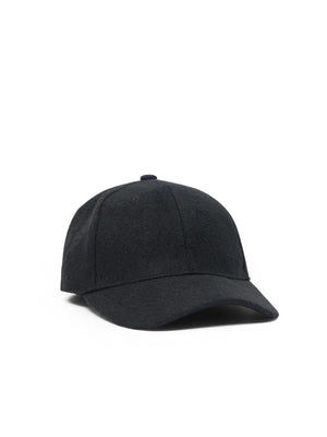 Felt Baseball Cap Black