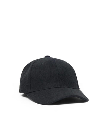 Felt Baseball Cap Black