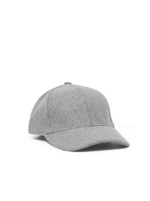 Felt Baseball Cap Lt Grey