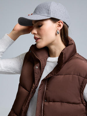 Felt Baseball Cap Lt Grey