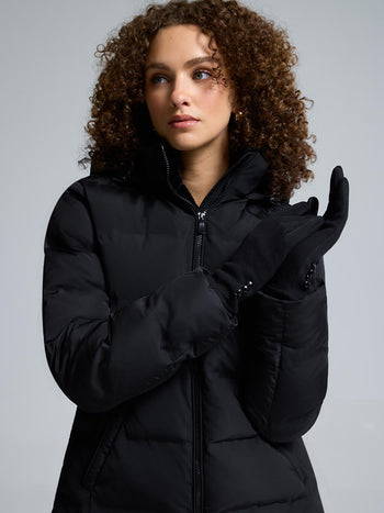 3-Button iTouch Gloves Black