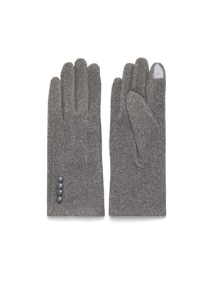3-Button iTouch Gloves Charcoal