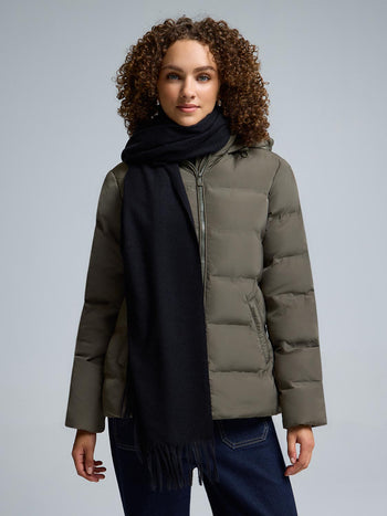 Soft Brushed Scarf Black