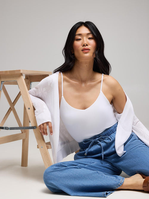 Double Layer V-Neck Tank Top