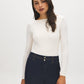 Double Layer Boat Neck Top