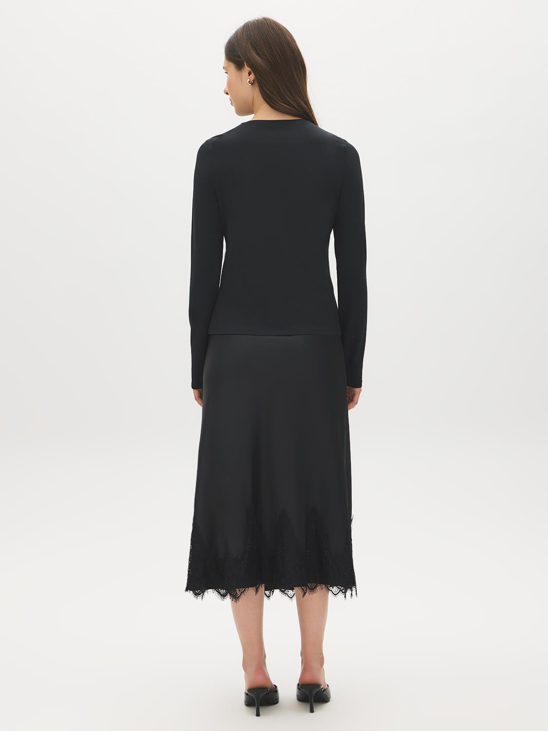 Long Sleeve Crew Neck Jersey Top