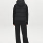 Black Quilted Puffer Vest with Hood - Woman Wearing Water-Resistant Vest - Suzy Shier