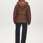 Mid-Length Hooded Quilted Puffer