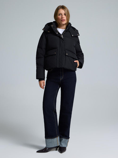 Short Utility Puffer Jacket