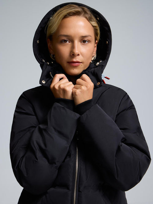 Faux Fur Hood Puffer Jacket