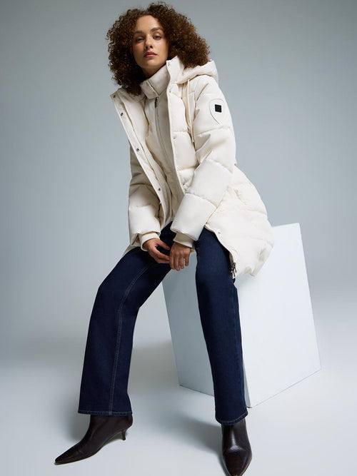 Belted Mid-Length Puffer