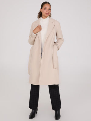 Manteau portefeuille en fausse laine Makeup