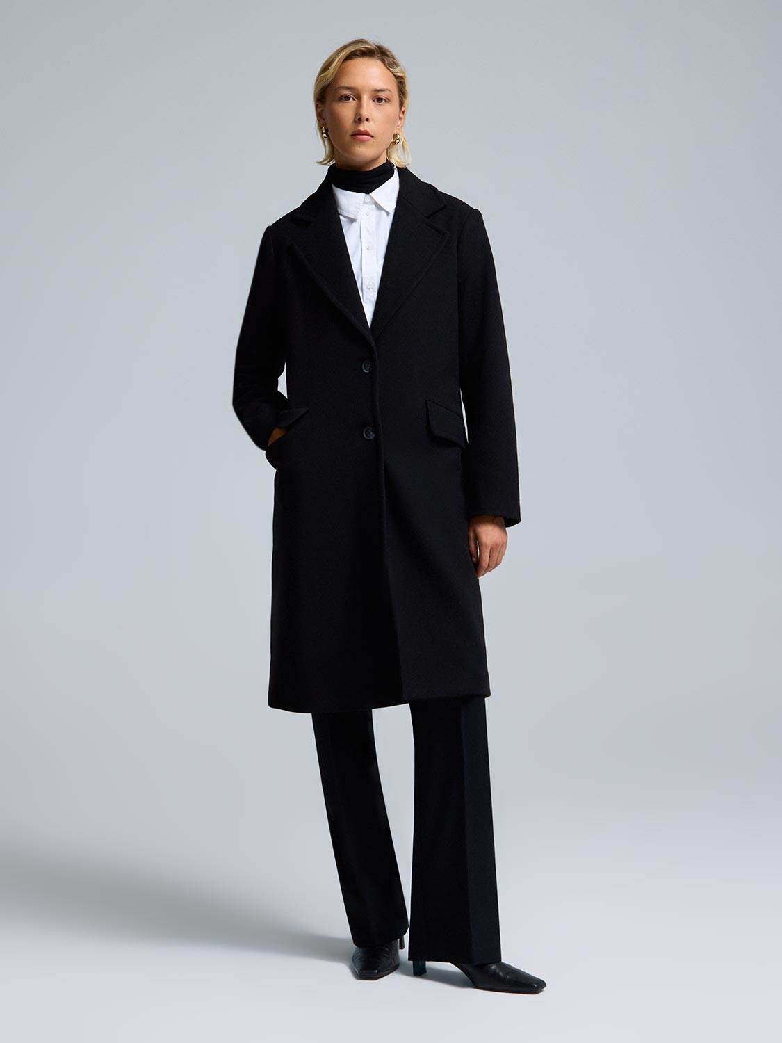 Belted Mid-Length Trench Coat – Suzy Shier