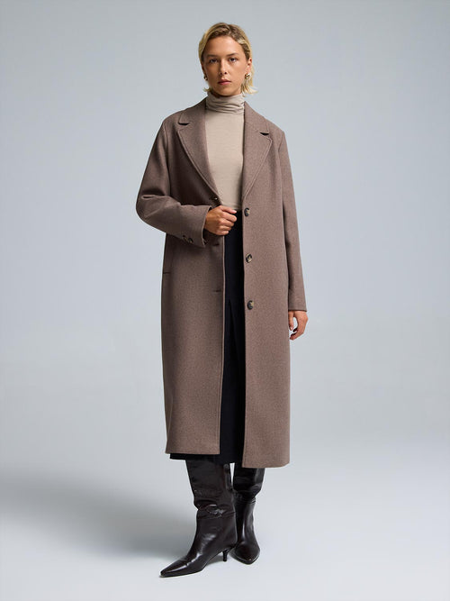 Long Single-Breasted Coat
