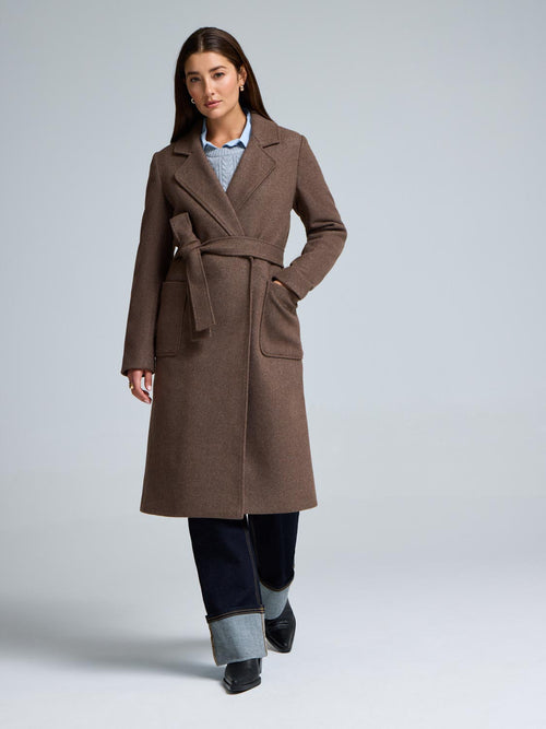 Belted Wrap Coat