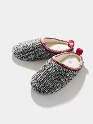 Marled Grey Slippers Grey