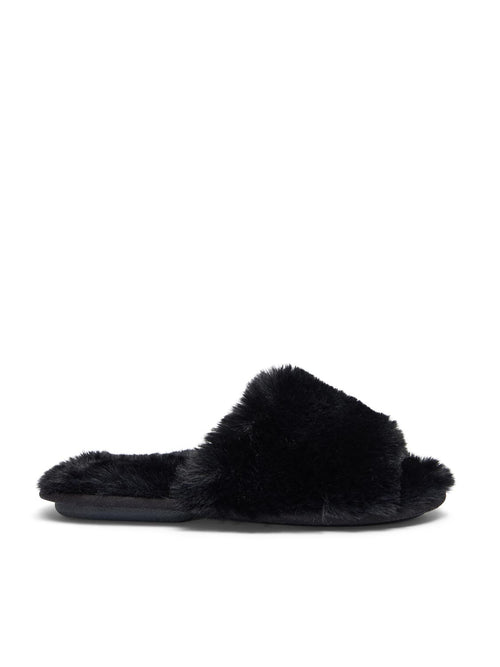 Pantoufles en fausse fourrure
