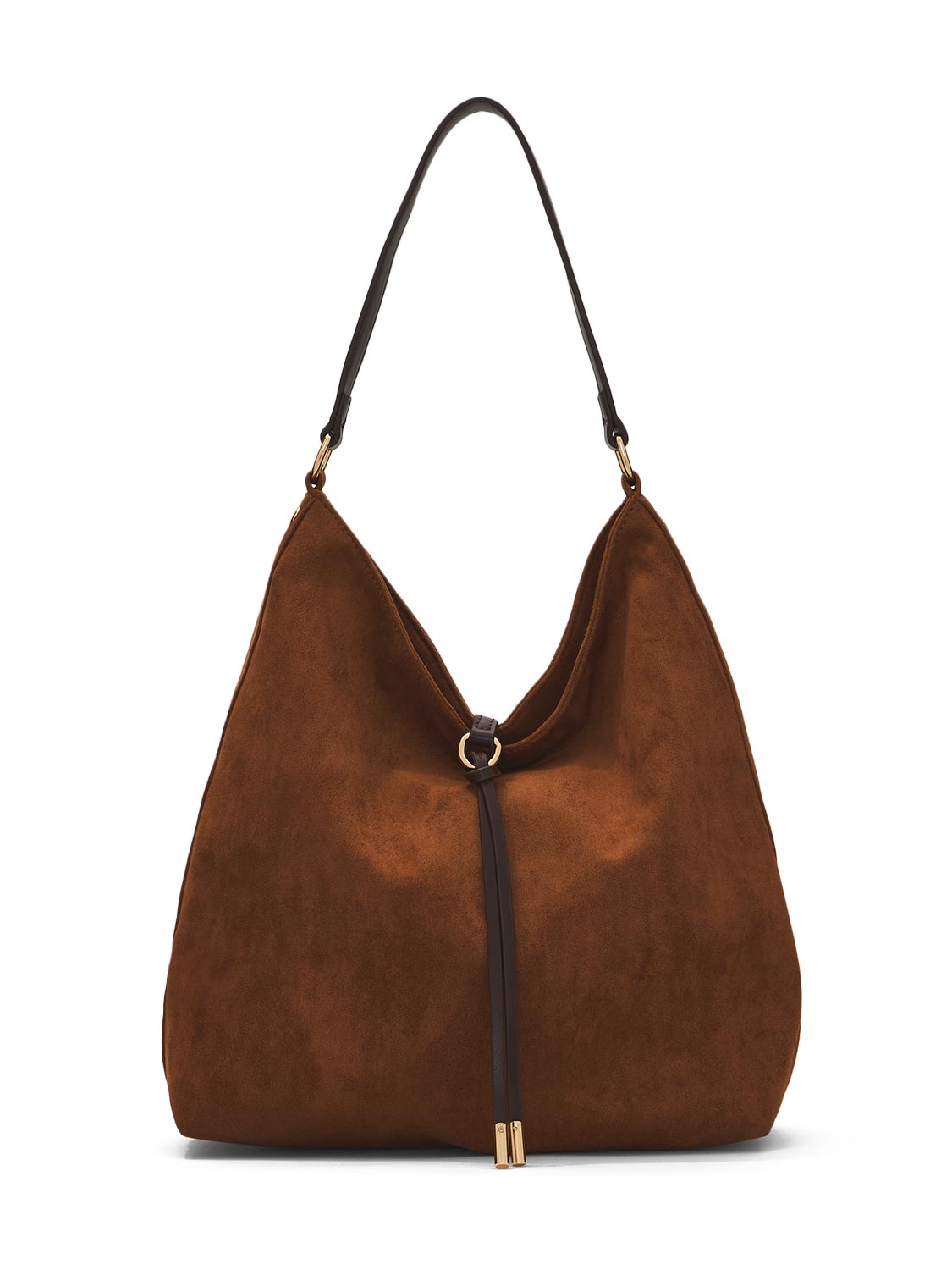 Faux Suede Tote Bag