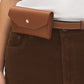 Ceinture en similicuir avec pochette intégrée