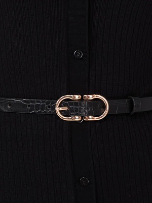 2-Pack Of Double Horseshoe Buckle Belts Multi