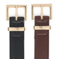 2-Pack Faux Leather Belt Set