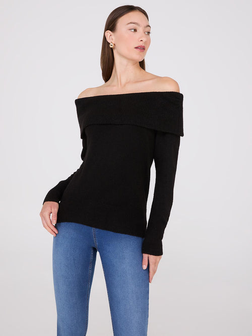 Off-The-Shoulder Sweater