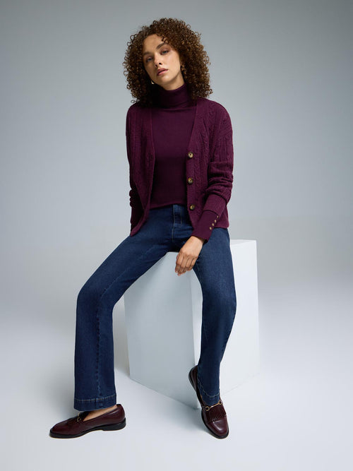 Ribbed Turtleneck Sweater