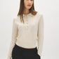 Pointelle Collared Sweater