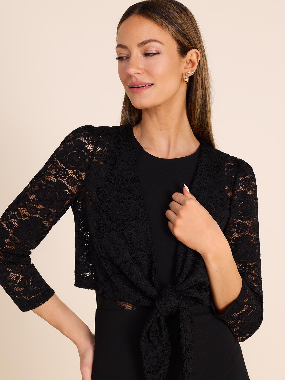 Cutwork lace layered Bolero レディース Lace Bolero IL305 - Acubi style | LEWKIN