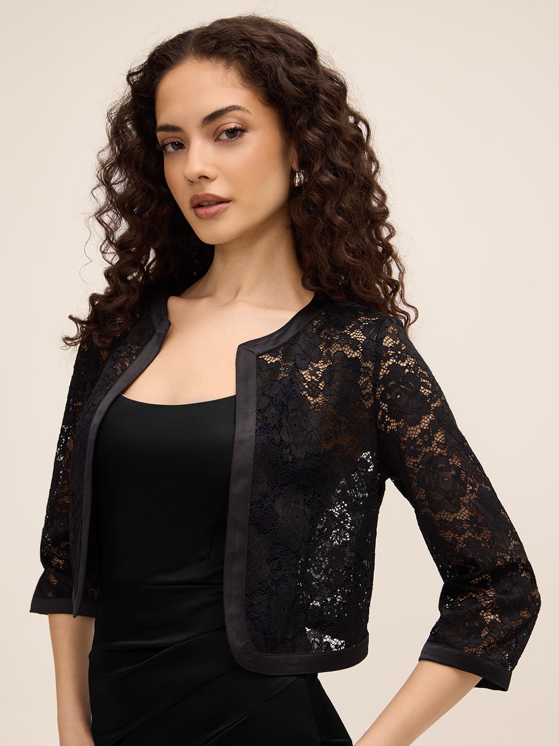3/4 Sleeve Lace Bolero
