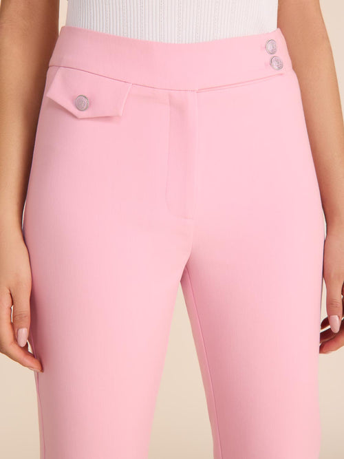 Mid-Rise Slim Leg Pant