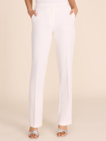 Mid-Rise Boot Cut Pant Pearl