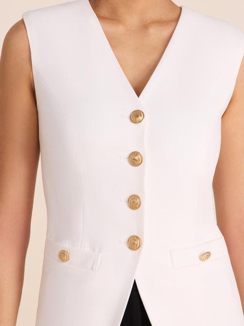 Long Blazer Vest