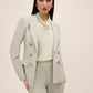 Crosshatch Double-Breasted Blazer by Le Chateau.