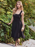 Drop Waist Dress With Chiffon Skirt Drop Waist Dress With Chiffon Skirt