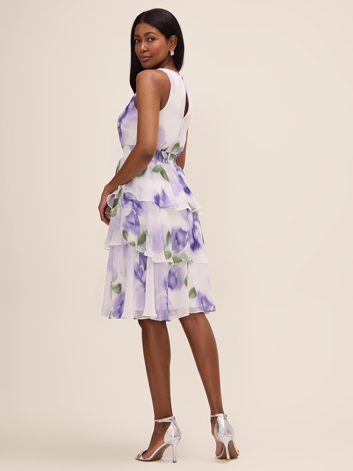 Fit & Flare Floral Dress - Chiffon | Le Chateau – Suzy Shier