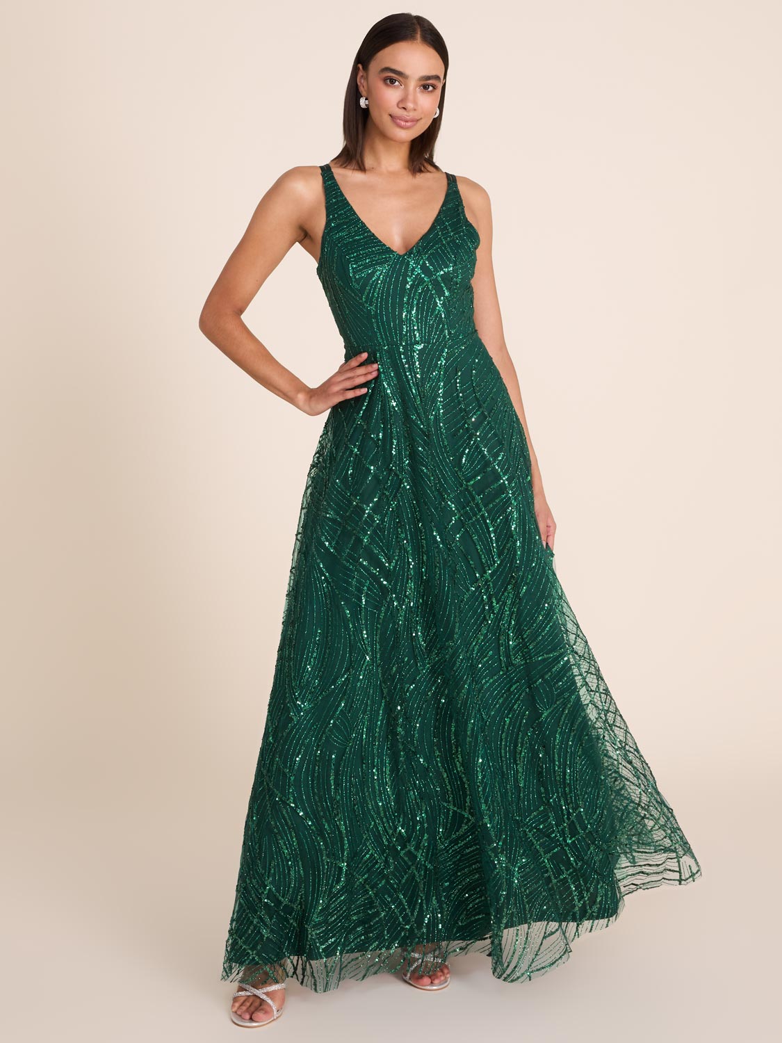 Robe de bal à paillettes