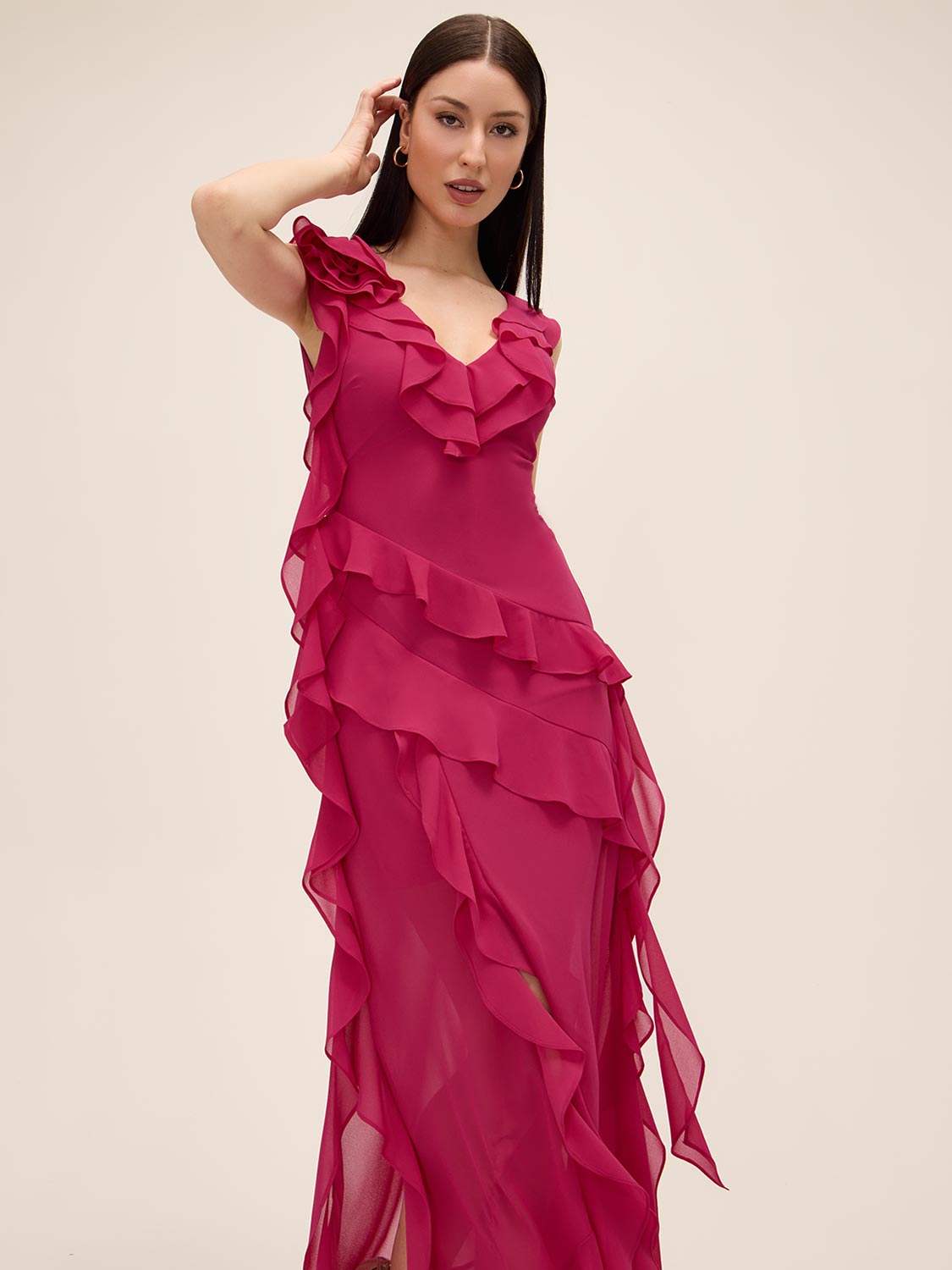 the queen in me maxi dress Eliza Maxi Dress ~ Key Lime Light Taffeta – Show Me Your Mumu