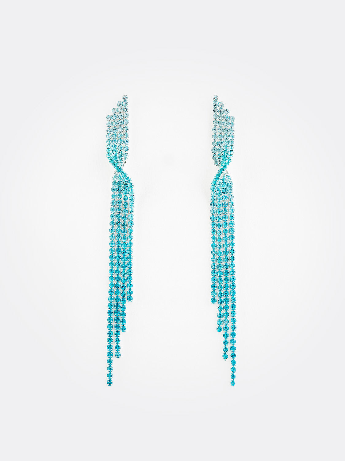 Jewelled Twist Ombre Fringe Earring