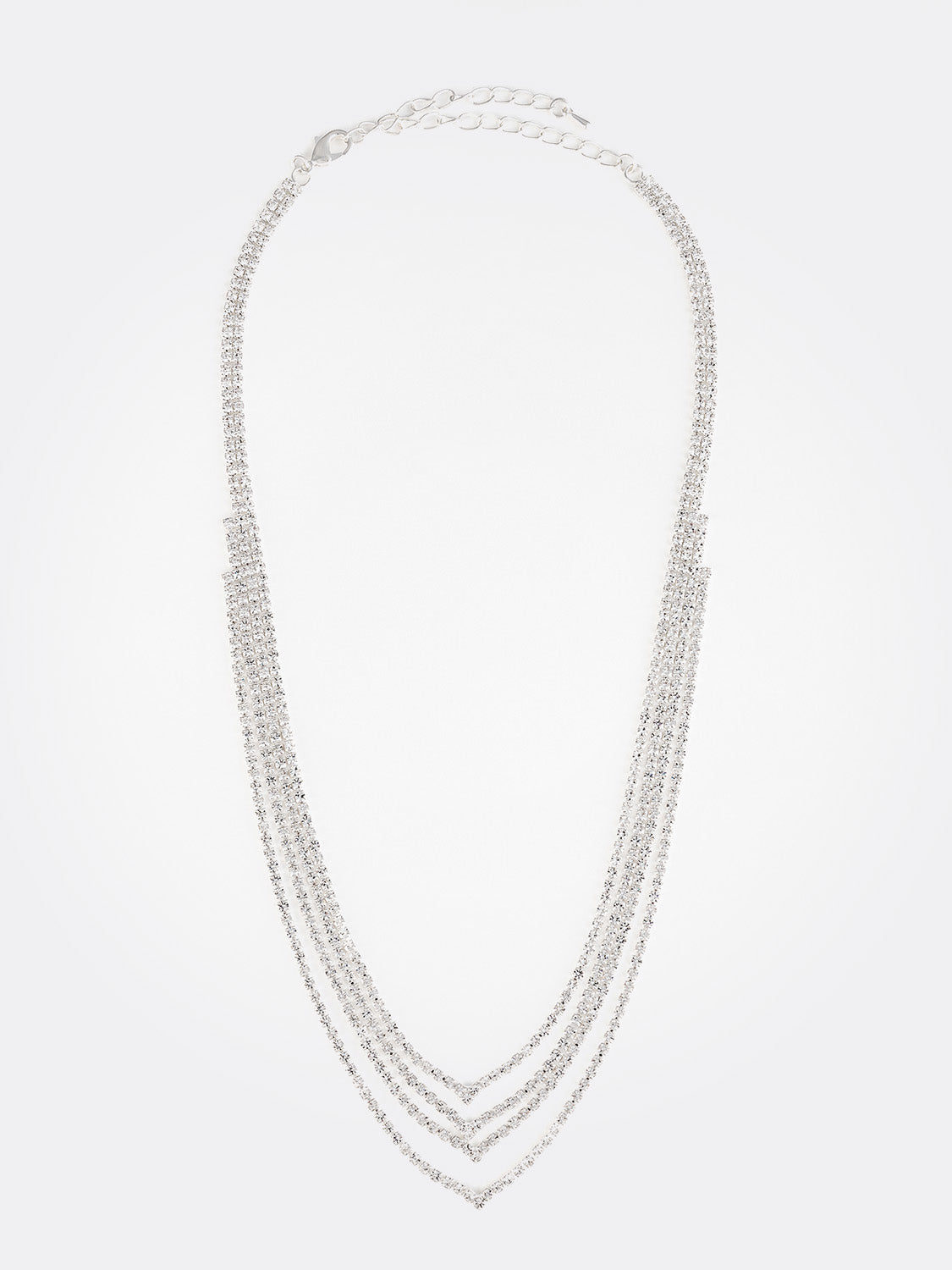 Multi-Layer Jewelled Necklace