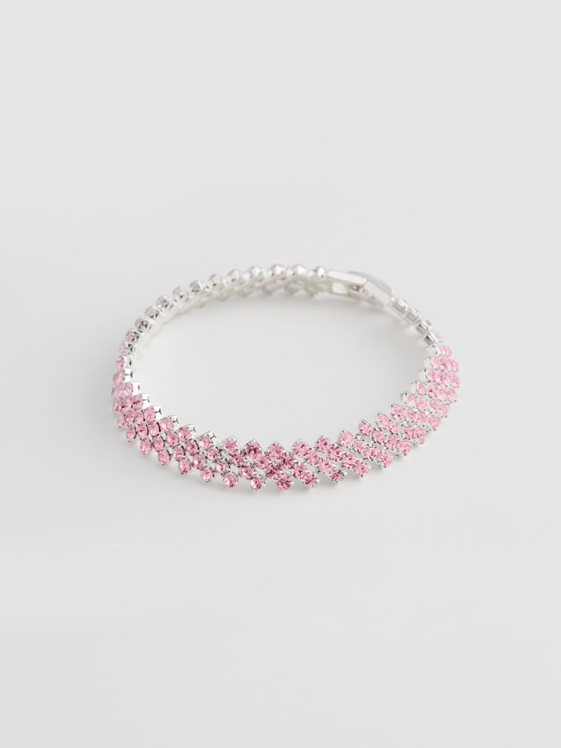 Zig-Zag Jewelled Bracelet