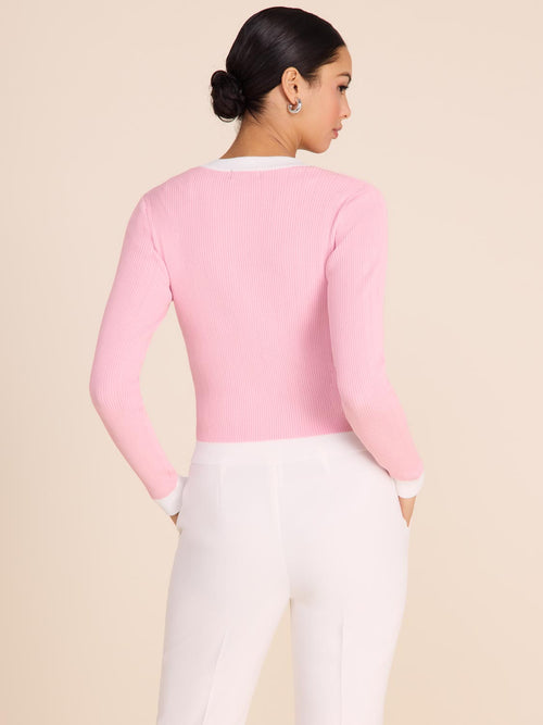 Ribbed Cropped Cardigan
