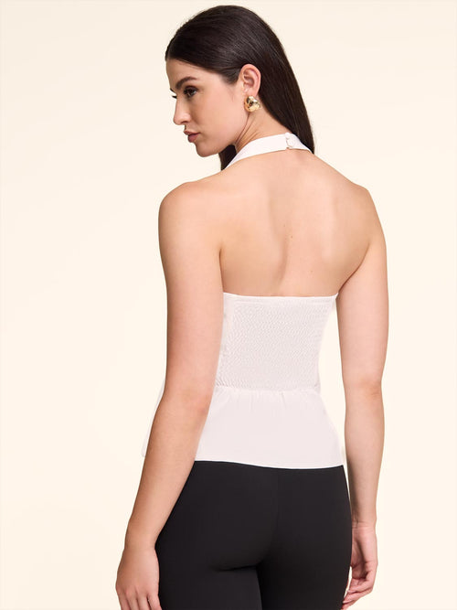 Halter Neck Top With Bows