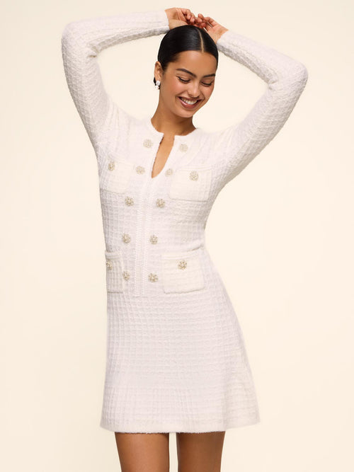 Bouclé Sweater Dress