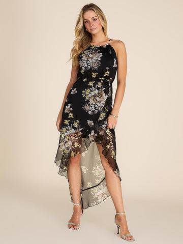 Floral print cocktail dresses best sale