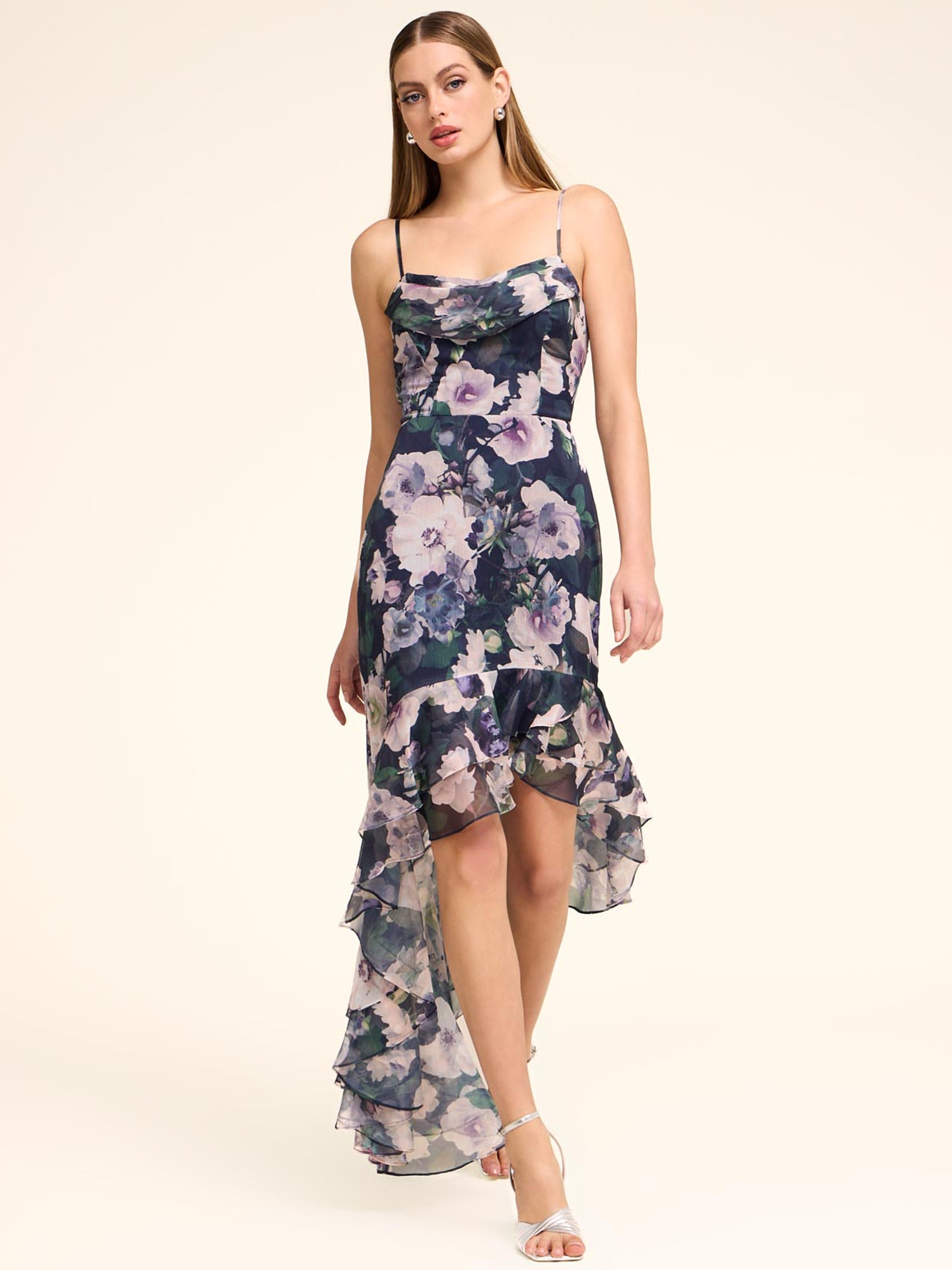 ❤︎Herlipto Lea Fleur Ruffled Dress Mサイズ Lea Fleur Ruffled Dress