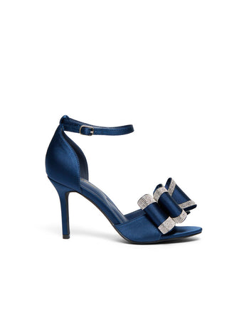 Satin High Heel With Bow Stellar
