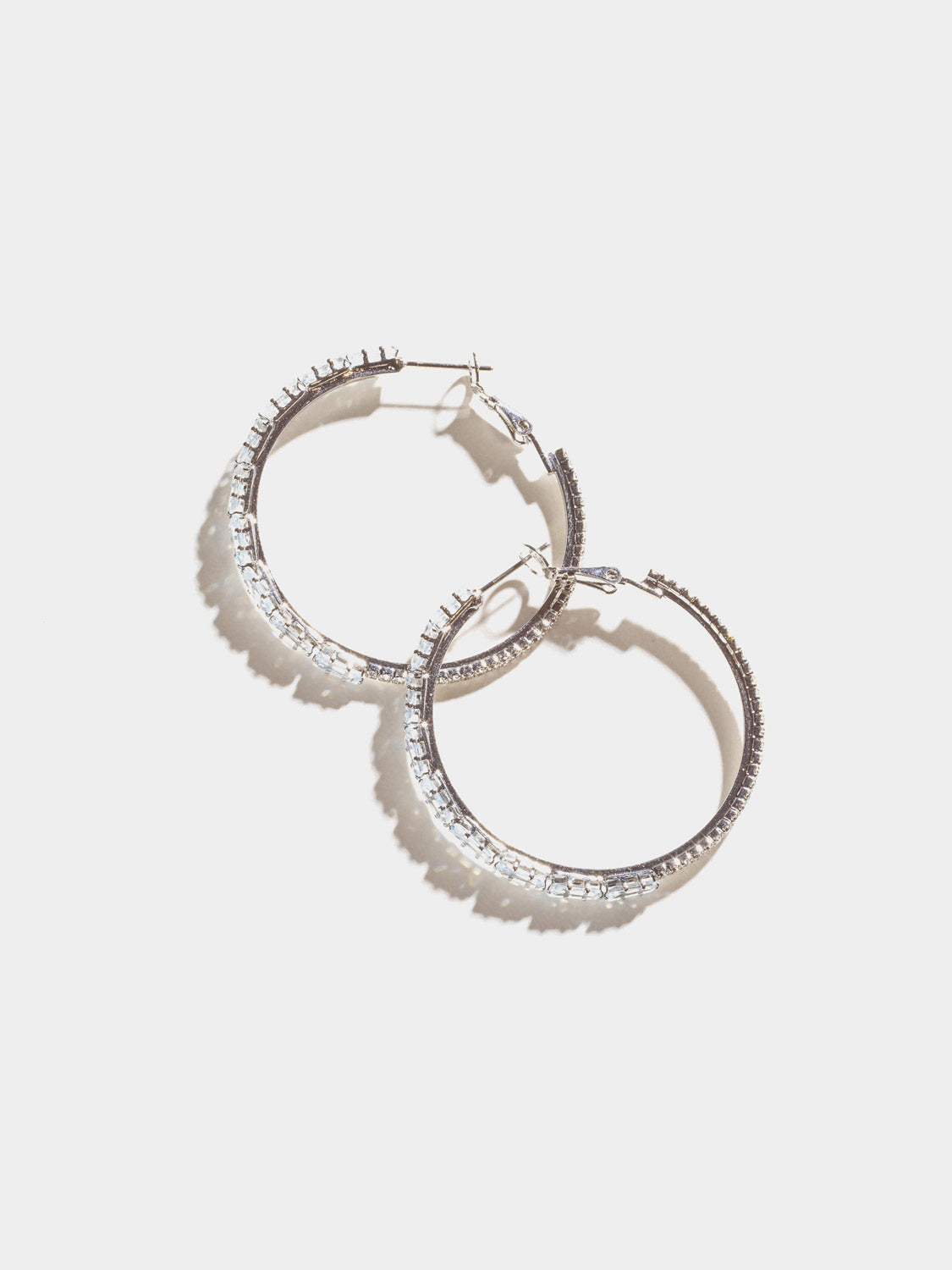 Crystal Hoop Earring