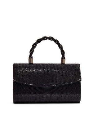 Rhinestone Handbag Black
